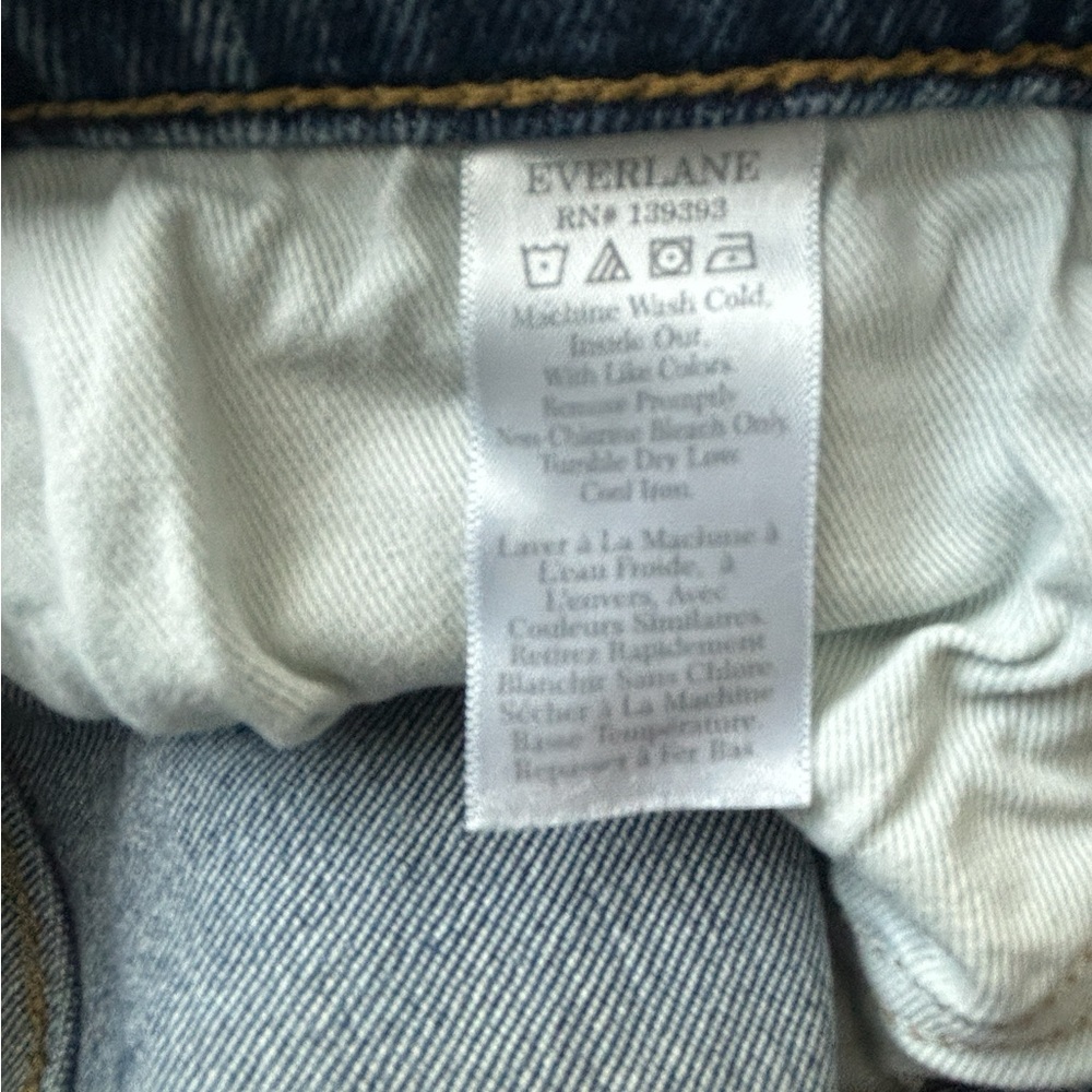Everlane Original Cheeky Jean - Crop Raw Hem - Size 27 - Picture 11 of 13
